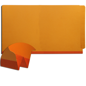 Legal Size Color Folder  End Tab With Expansion 2014 Series 