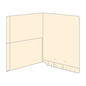 File Folder with Inner Half Pocket  7428 Series