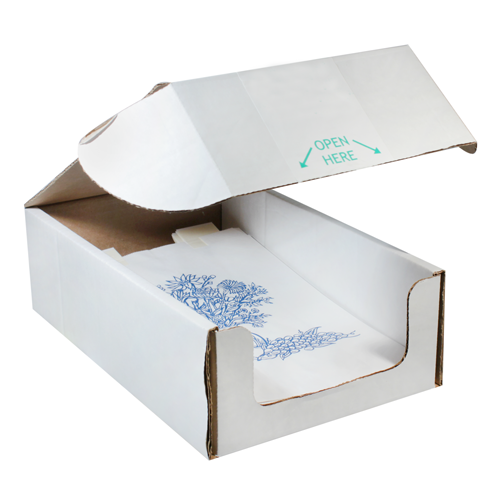 Medical Waste Paper Bags Self Adhesive Tabs