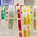 Custom Commercial Labels and Tapes
