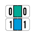 Numeric Color Coded Labels 4600 System  