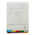 Physician Credentialing Divider Set Bottom Tab