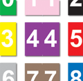 Numeric Color Coded Labels 2600 System