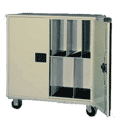 Cassette/Film Cart With Locking Doors