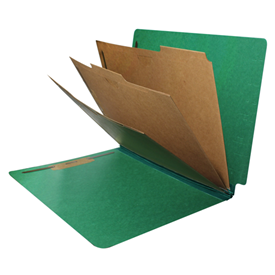 Classification Folder End Tab  2059 Series Letter Size Pocketed  Inner Panels (3) 