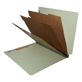Classification Folder End Tab  2038 Series Letter Size 3 Inner Panels