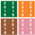  Year Code Label , Large 4001 Series 