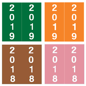  Year Code Label , Large 4001 Series 