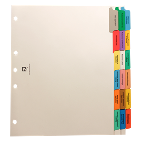 Allied Health Professional Index Set 5 Holes  on Left