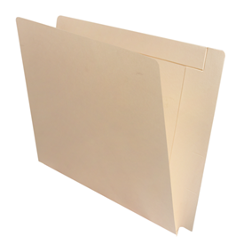 15pt. Manila End Tab Folder Reinforced Top and Tab