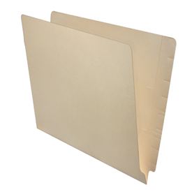 14 Pt Manila Reinforced End Tab Folder