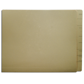 15pt Manila Folder w/ Full Endtab