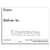 Routing Slips for Confidential Carriers