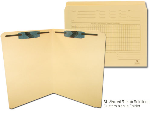 St. Vincent Rehab Solutions Custom Manila Folder